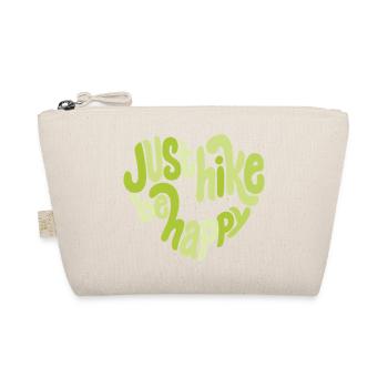 Just hike be happy - Wandermotiv - Bio-Täschchen - Natur - Vorne