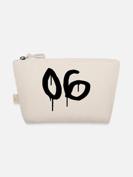 Nombre 06 Style Graffiti Urbain - Trousse biologique - nature - Devant