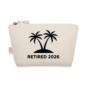 Retired 2026 Pension Island Logo - Organic Pouch - nature - Front
