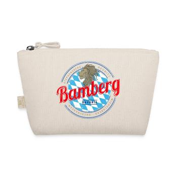 Bamberg in Bayern Vintage Oberfranken Deutschland - Bio-Täschchen - Natur - Vorne