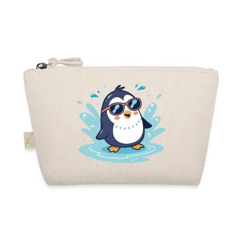 Penguin soleil splash en lunettes - Trousse biologique - nature - Devant