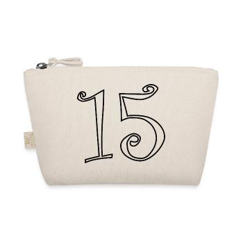 15. 15 ANS. 15e ANNIVERSAIRE. ANNIVERSAIRE 15 ANS. - Trousse biologique - nature - Devant