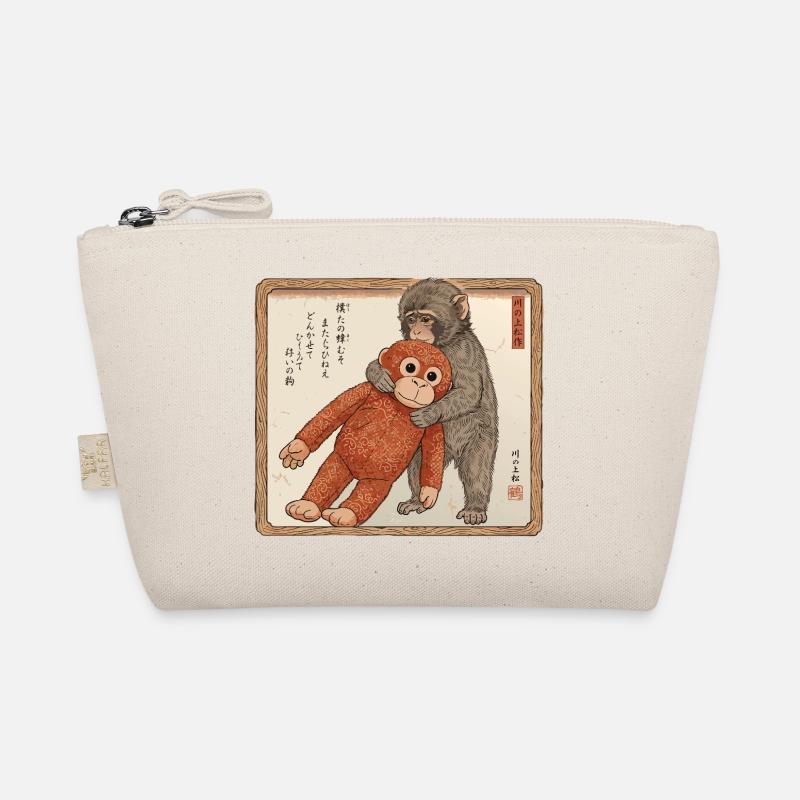 Ukiyo-e Baby Monkey Punch Bio-Täschchen