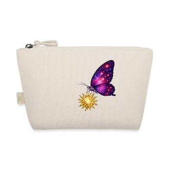 Golden Sun and space butterfly. - Organic Pouch - nature - Front