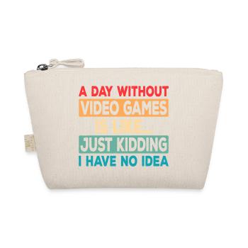 Game Day Absence Joke Tee - Organic Pouch - nature - Front