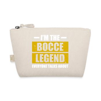 Légende du bocce, joueur de pétanque boule - Trousse biologique - nature - Devant