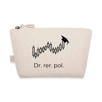 Dr. rer. pol. Börsenchart - Bio-Täschchen - Natur - Vorne