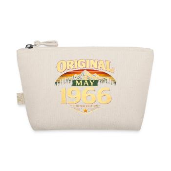 60. Geburtstag Geschenk Original Mai 1966 - Bio-Täschchen - Natur - Vorne