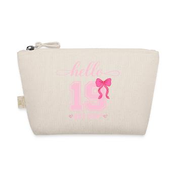 Bonjour 19 Est 2007 Designer pour l’anniversaire des femmes - Trousse biologique - nature - Devant