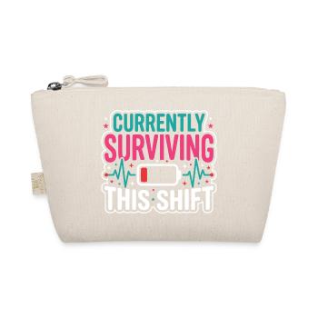 Night Shift Nurse, Tired - Organic Pouch - nature - Front