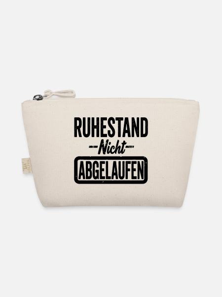 Ruhestand Nacht Abgelaufen Lustiger Spruch - Bio-Täschchen - Natur - Vorne