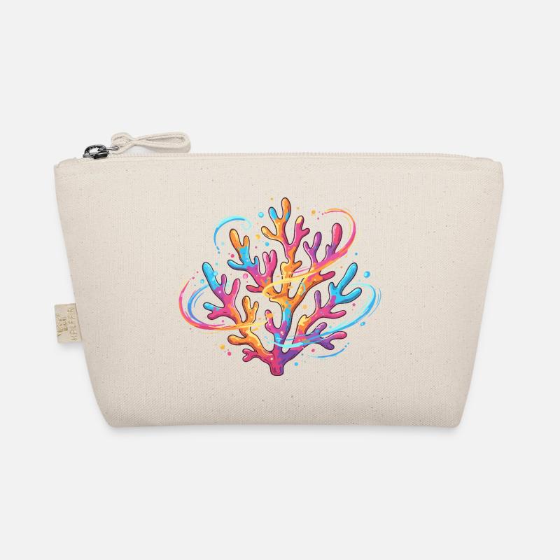 Motif coloré de corail Trousse biologique