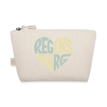 Regensburg Heart Design - Organic Pouch - nature - Front