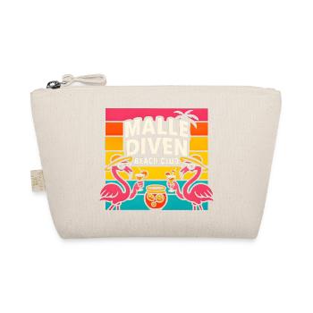Malle Diven Beach Club Flamingo Mallorca Party - Organic Pouch - nature - Front