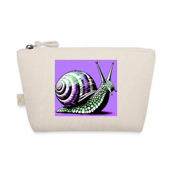 Schnecke - Bio-Täschchen - Natur - Vorne