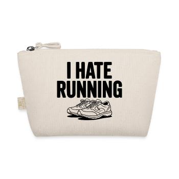 I Hate Running - Organic Pouch - nature - Front