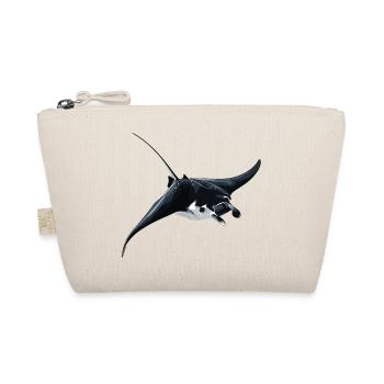 Rochen Mantarochen - Bio-Täschchen - Natur - Vorne