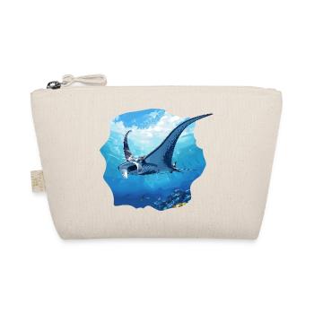 Rochen Mantarochen - Bio-Täschchen - Natur - Vorne