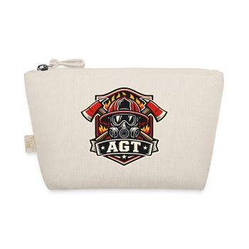 Flame helmet AGT fire brigade logo - Organic Pouch - nature - Front