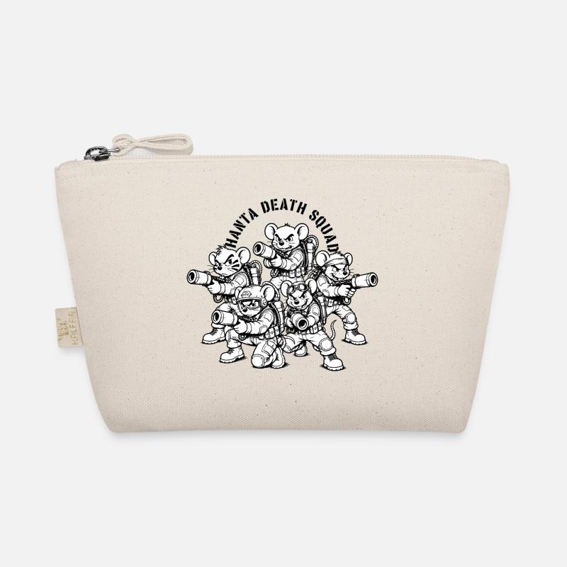 Hanta Death Squad Retro Cartoon Design - Bio-Täschchen - Natur