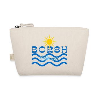 Logo de la vague de plage de Borsh Albania - Trousse biologique - nature - Devant