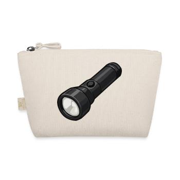 Compact Flashlight Illustration - Organic Pouch - nature - Front