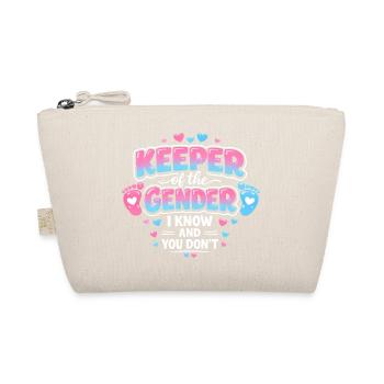 Gardien du Secret – Gender Reveal Party Fille ou G - Trousse biologique - nature - Devant