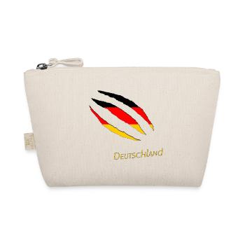 Kratzerflagge Deutschland Deutschland_Risse_Flagge - Bio-Täschchen - Natur - Vorne