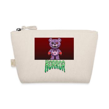 Teddy bear from the horror movie - Organic Pouch - nature - Front