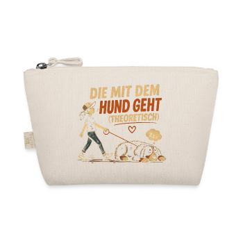 Berner Sennenhund Spruch Hundehalterin Humor - Bio-Täschchen - Natur - Vorne