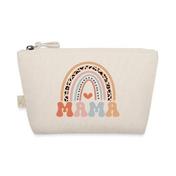 Mom Mom Baby Best Mom Mother's Day Rainbow - Organic Pouch - nature - Front