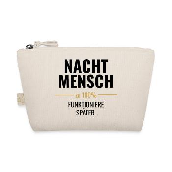Zu 100% Ich – Ehrliches Statement - Bio-Täschchen - Natur - Vorne