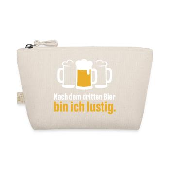 Bier Nach Dem Dritten Bier Lustig JGA Party Malle - Bio-Täschchen - Natur - Vorne