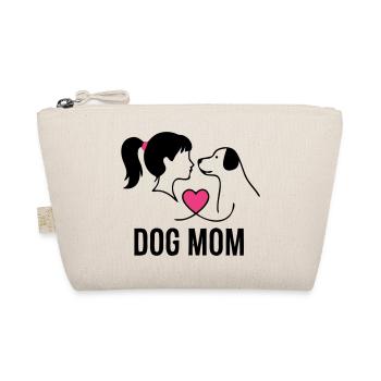 Hundemama Hund Mädchen Liebe Frauchen - Bio-Täschchen - Natur - Vorne