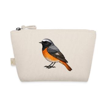 Gartenrotschwanz Vogel - Bio-Täschchen - Natur - Vorne