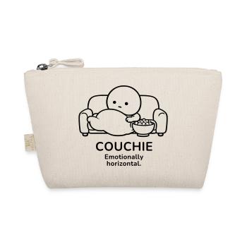 Couchie – Emotionally Horizontal | Cozy Mood - Bio-Täschchen - Natur - Vorne