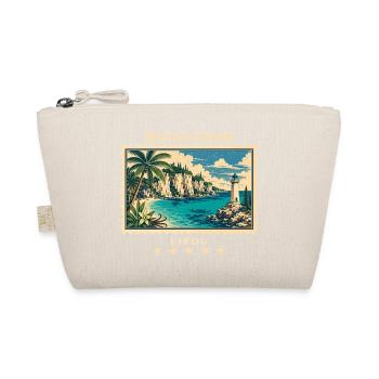 Neukaledonien Lifou Vintage Reisemarke - Bio-Täschchen - Natur - Vorne