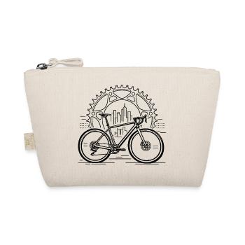 Stadtbike im Zahnräderkreis - Bio-Täschchen - Natur - Vorne