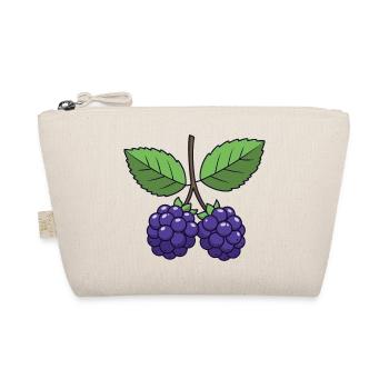 Brombeere Kostüm Karneval Fasching Beeren Lila - Bio-Täschchen - Natur - Vorne