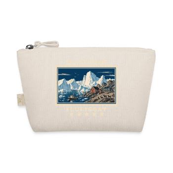 Grönland Ilulissat Vintage Reisemarke - Bio-Täschchen - Natur - Vorne