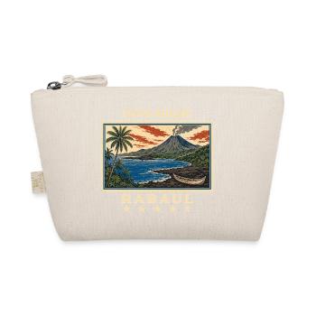 Papua-Neuguinea Rabaul Vintage Reisemarke - Bio-Täschchen - Natur - Vorne