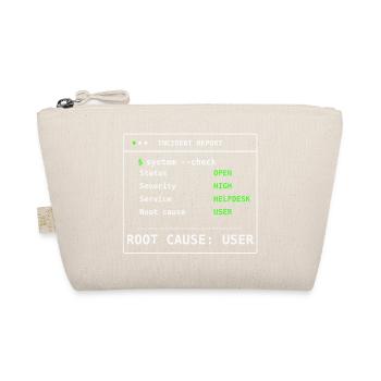 Cadeau humoristique IT Report Report d’incident de vérification système - Trousse biologique - nature - Devant
