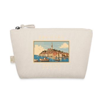 Kroatien Rovinj Vintage Reisemarke - Bio-Täschchen - Natur - Vorne