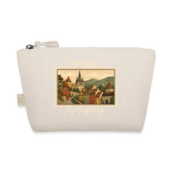 Rumänien Sighișoara Vintage Reisemarke - Bio-Täschchen - Natur - Vorne