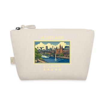 Schottland_Glasgow_Vintage_Reisemarke - Bio-Täschchen - Natur - Vorne