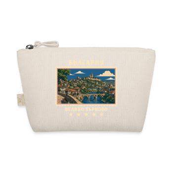 Bulgarien Veliko Tarnovo Vintage Reisemarke - Bio-Täschchen - Natur - Vorne
