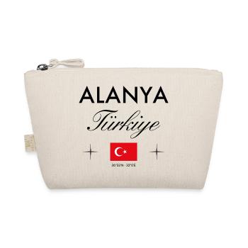 Alanya Türkei Koordinaten Reise Souvenir - Bio-Täschchen - Natur - Vorne