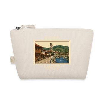 Kosovo Gjakovë Vintage Reisemarke - Bio-Täschchen - Natur - Vorne