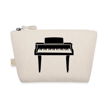 Klavier Geschenk Pianist - Bio-Täschchen - Natur - Vorne