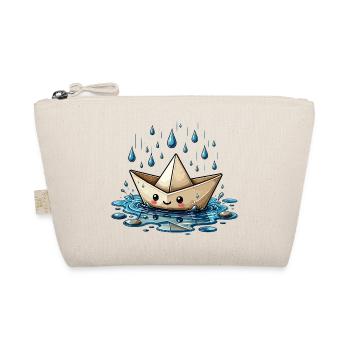 Bateau origami sous la pluie - Trousse biologique - nature - Devant